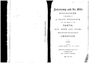 Astronomy and the Bible Reconciled (Vox)