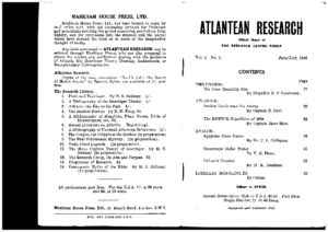 Atlantean Research (Vol. 2 No. 2 June July 1949)
