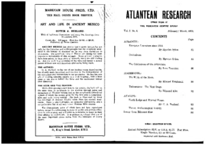 Atlantean Research (Vol. 2 No. 6 February March 1950)