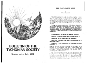 Bulletin of the Tychonian Society (Number 44 – July 1987)