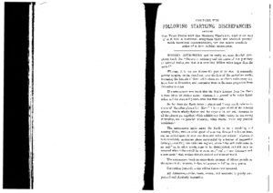 Compare the Following Startling Discrepancies (Surveyor)