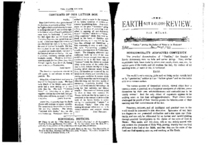 Earth Not A Globe Review – The (Vol. IV Jan-Mar 1897)