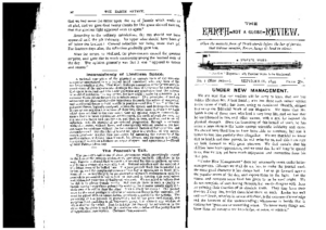 Earth Not a Globe Review – The (New Series – No. 1 – September 1894)