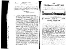 Earth Not a Globe Review – The (No. 3 – April 1895)