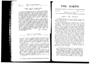 Earth – The (Vol III – Nos. 31-32)