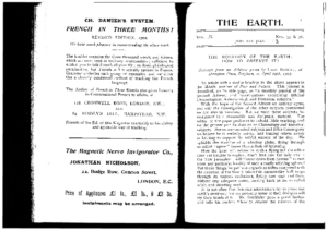 Earth – The (Vol III – Nos. 35-36)