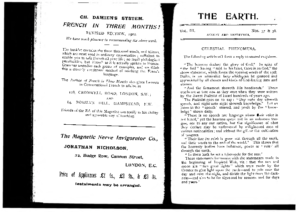 Earth – The (Vol III – Nos. 37-38)