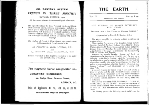 Earth – The (Vol III – Nos. 43-44)