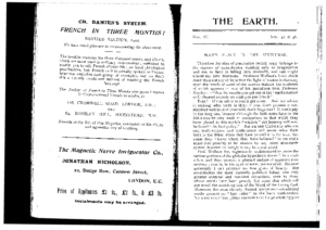 Earth – The (Vol IV – Nos. 45-46)