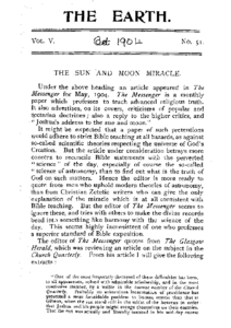 Earth – The (Vol V – No. 51 – Oct 1904)