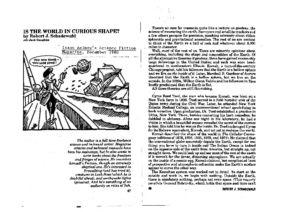 Is The World in Curious Shape (Schadewald)